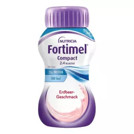FORTIMEL Compacto 2.4 Sabor a morango, 4X125 ml