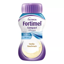 FORTIMEL Compacto 2.4 sabor baunilha 8X4X125 ml