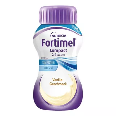 Fortimel Compact 2.4 sabor baunilha, 4X125 ml Fortimel Compact 2.4 sabor baunilha, 4X125 ml