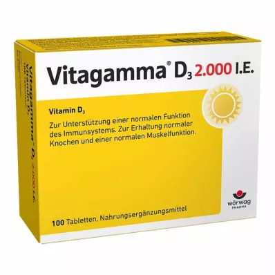 Vitagamma D3 2.000 UI comprimidos de vitamina D3 NEM , 100 unidades Vitagamma D3 2.000 UI comprimidos de vitamina D3 NEM , 100 unidades