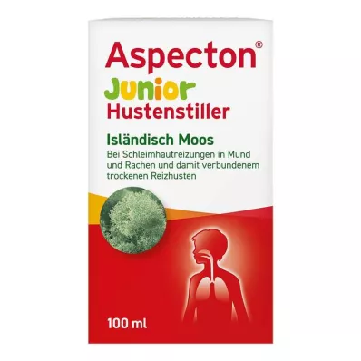 ASPECTON Sumo de musgo islandês, 100 ml, supressor de tosse Junior ASPECTON Sumo de musgo islandês, 100 ml, supressor de tosse Junior
