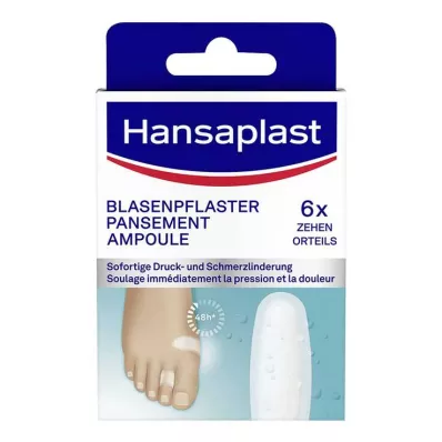HANSAPLAST Pensos para bolhas pequenos, 6 peças HANSAPLAST Pensos para bolhas pequenos, 6 peças