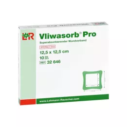VLIWASORB Pro superabsorb.comp.sterile 12,5x12,5 cm, 10 pcs