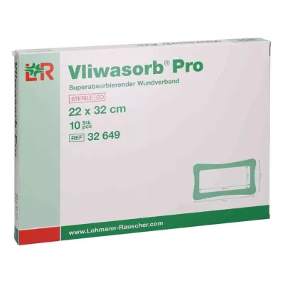 Vliwasorb Pro suberabsorb.Komp.steril 22x32 cm, 10 unid Vliwasorb Pro suberabsorb.Komp.steril 22x32 cm, 10 unid
