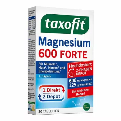 Comprimidos Taxofit Magnésio 600 Forte Depot, 30 unid Comprimidos Taxofit Magnésio 600 Forte Depot, 30 unid
