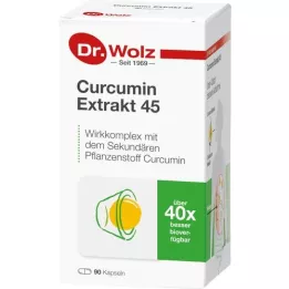 CURCUMIN EXTRAKT 45 Dr.Wolz Capsules, 90 Cápsulas