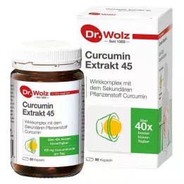 CURCUMIN EXTRAKT 45 Dr.Wolz Capsules, 90 Cápsulas