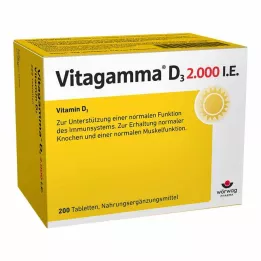 VITAGAMMA D3 2.000 U.I. Vitamina D3 NEM Comprimidos, 200 unid