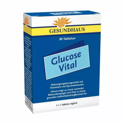 GESUNDHAUS Glucose Vital Tablets, 90 Cápsulas