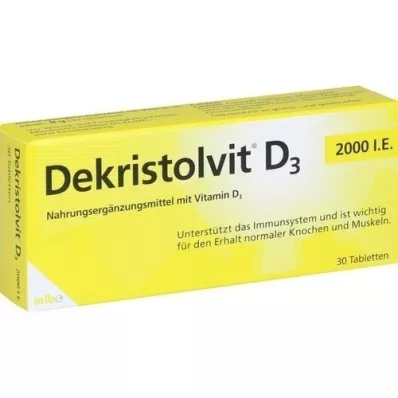 DEKRISTOLVIT D3 2.000 U.I. Comprimidos, 30 unid