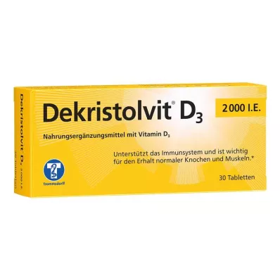 DEKRISTOLVIT D3 2.000 U.I. Comprimidos, 30 unid
