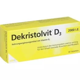 DEKRISTOLVIT D3 2.000 U.I. Comprimidos, 60 unid