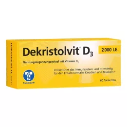 DEKRISTOLVIT D3 2.000 U.I. Comprimidos, 60 unid