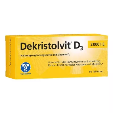 DEKRISTOLVIT D3 2.000 U.I. Comprimidos, 60 unid