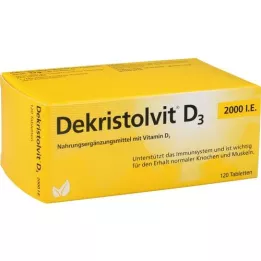 DEKRISTOLVIT D3 2.000 U.I. Comprimidos, 120 unid