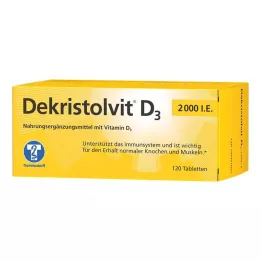 DEKRISTOLVIT D3 2.000 U.I. Comprimidos, 120 unid