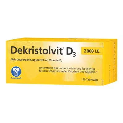 DEKRISTOLVIT D3 2.000 U.I. Comprimidos, 120 unid DEKRISTOLVIT D3 2.000 U.I. Comprimidos, 120 unid