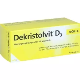 DEKRISTOLVIT D3 2.000 U.I. Comprimidos, 90 unid