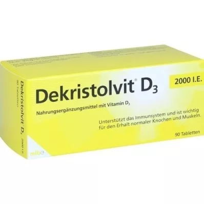 DEKRISTOLVIT D3 2.000 U.I. Comprimidos, 90 unid