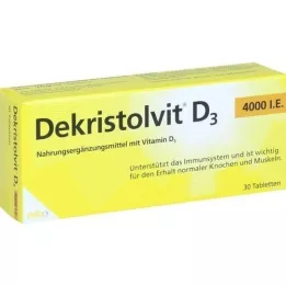 DEKRISTOLVIT D3 4.000 U.I. Comprimidos, 30 unid