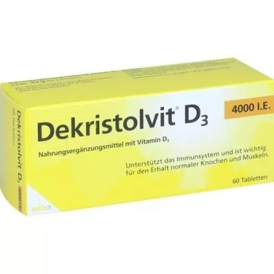 DEKRISTOLVIT D3 4.000 U.I. Comprimidos, 60 unid