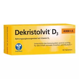 DEKRISTOLVIT D3 4.000 U.I. Comprimidos, 60 unid