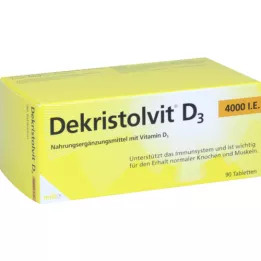 DEKRISTOLVIT D3 4.000 U.I. Comprimidos, 90 unid