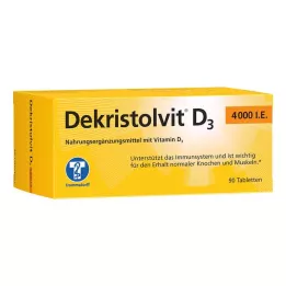 DEKRISTOLVIT D3 4.000 U.I. Comprimidos, 90 unid