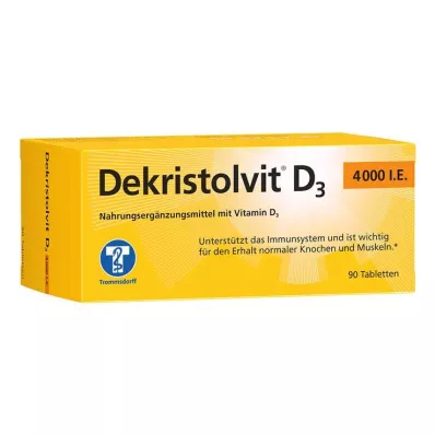 DEKRISTOLVIT D3 4.000 U.I. Comprimidos, 90 unid DEKRISTOLVIT D3 4.000 U.I. Comprimidos, 90 unid
