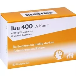 IBU 400 comprimidos revestidos por película Dr.Mann, 50 unidades