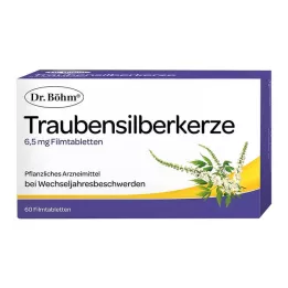 DR.BÖHM Black cohosh 6,5 mg comprimidos revestidos por película, 60 unid
