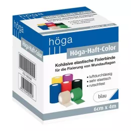 HÖGA-HAFT Fita de fixação colorida 6 cmx4 m azul, 1 pc
