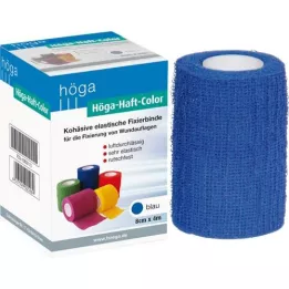 HÖGA-HAFT Fita de fixação colorida 8 cmx4 m azul, 1 pc