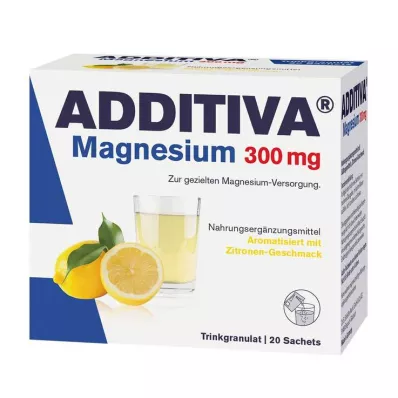 Aditiva Magnésio 300 mg N em pó, 20 unid