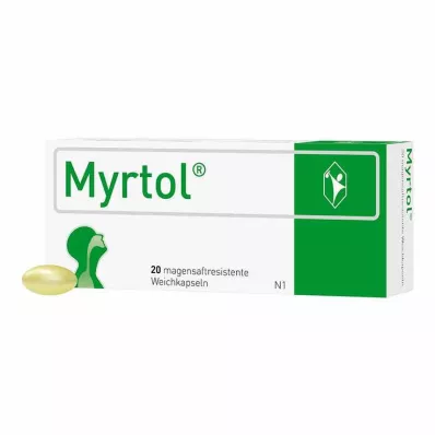 MYRTOL Cápsulas moles com revestimento entérico, 20 unidades MYRTOL Cápsulas moles com revestimento entérico, 20 unidades