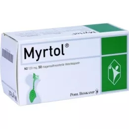 MYRTOL Cápsulas moles gastrorresistentes, 50 unidades