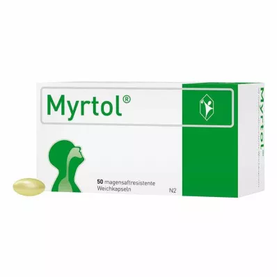 MYRTOL Cápsulas moles gastrorresistentes, 50 unidades