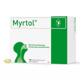 MYRTOL Cápsulas moles com revestimento entérico, 100 unidades