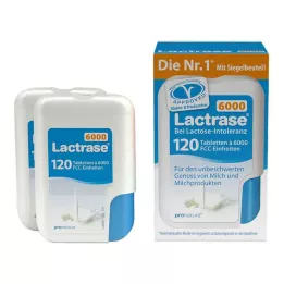 LACTRASE 6.000 FCC Tbl.in click dispenser embalagem dupla, 2X120 pcs
