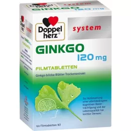 DOPPELHERZ Ginkgo 120 mg system comprimidos revestidos por película, 120 unid