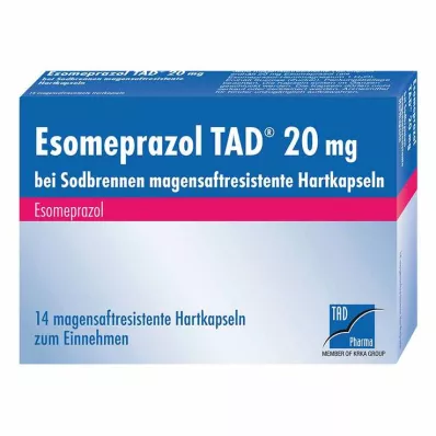 Esomeprazol TAD® 20 mg para azia, 14 unidades Esomeprazol TAD® 20 mg para azia, 14 unidades
