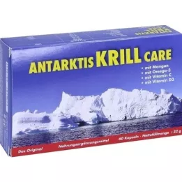 ANTARKTIS Cápsulas de Krill Care, 60 Cápsulas