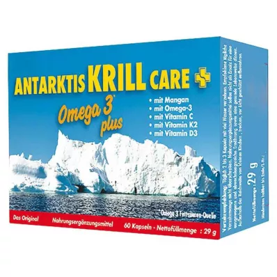 Cápsulas Antarctica Krill Care, 60 unidades