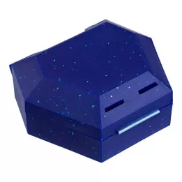 ZAHNSPANGENBOX com cordão azul com purpurinas, 1 peça