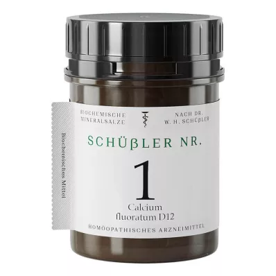 SCHÜSSLER NR.1 Calcium fluoratum D 12 comprimidos, 400 unid SCHÜSSLER NR.1 Calcium fluoratum D 12 comprimidos, 400 unid