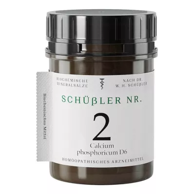 SCHÜSSLER No.2 Calcium phosphoricum D 6 Tablets, 1000 Capsules SCHÜSSLER No.2 Calcium phosphoricum D 6 Tablets, 1000 Capsules