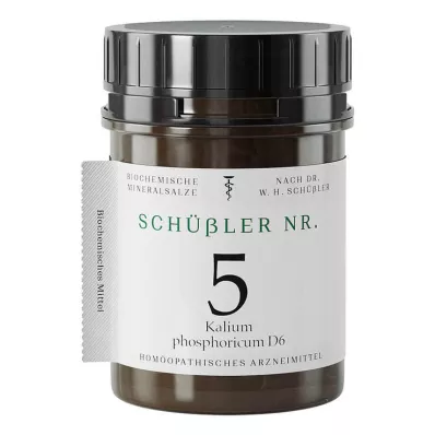 Schüssler No.5 Kalium fosforicum D 6 comprimidos, 1000 peças Schüssler No.5 Kalium fosforicum D 6 comprimidos, 1000 peças