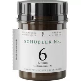 SCHÜSSLER NR.6 Potassium sulphuricum D 6 Tablets, 1000 Capsules