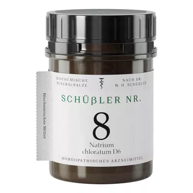 Schüssler No.8 Clorato de sódio D 6 comprimidos, 400 unid