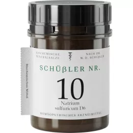 SCHÜSSLER NR.10 Natrium sulfuricum D 6 comprimidos, 1000 unid
